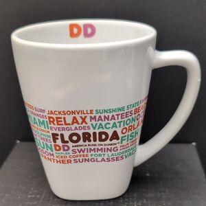 2016 Dunkin Donuts Florida State Destination Coffee Mug.